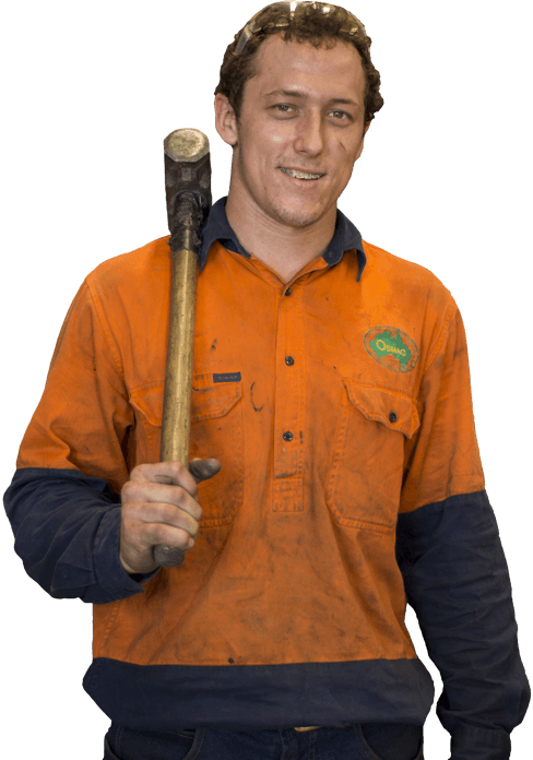 Tim, apprentice boilermaker